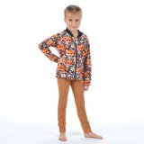 Bomber mikina na zip liška s květy vel. 134