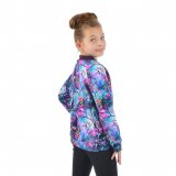 Bomber mikina na zip rozkvetlý les vel. 80