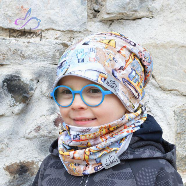 Set homeless čepice a nákrčníku stavba vel. 52 (obvod hlavy 51-54 cm)