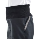 Zimní softshellové kalhoty s beránkem černé - klasický střih vel. 128