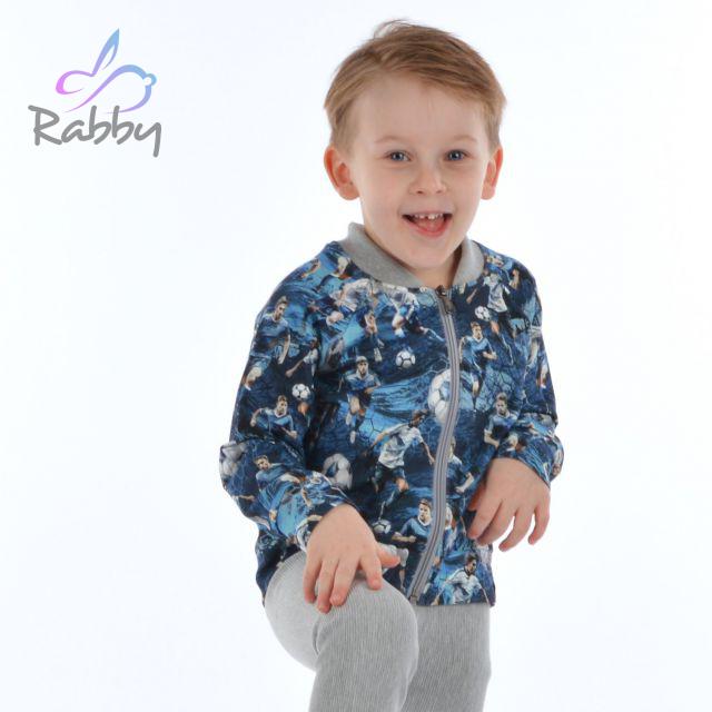 Bomber mikina na zip fotbalisti II. JAKOST vel. 104