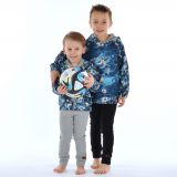 Bomber mikina na zip fotbalisti II. JAKOST vel. 104