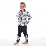 Klasické tepláky černé s přestřižením mašinky vel. 104