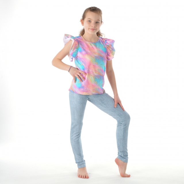 Legíny dívčí jeans vel. 98