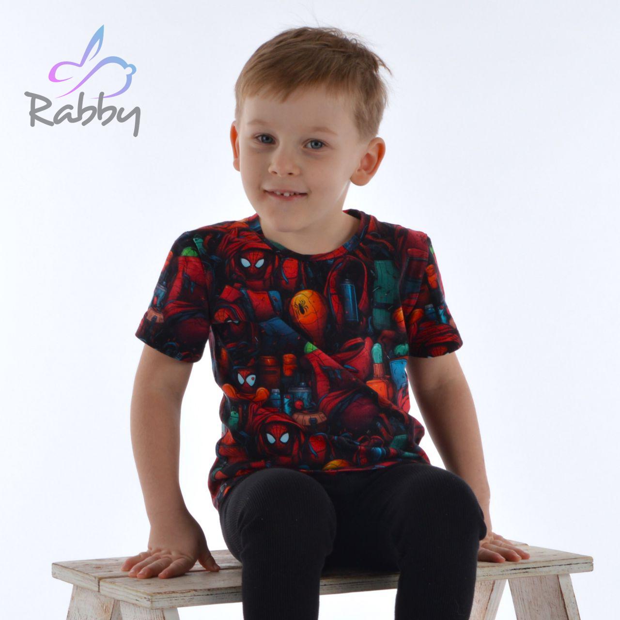 Tričko s krátkým rukávem spider vel. 146