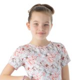 Šaty řasené meruňkové květy vel.  86