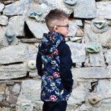 Jarní softshellová bunda dino na petroleji vel. 128