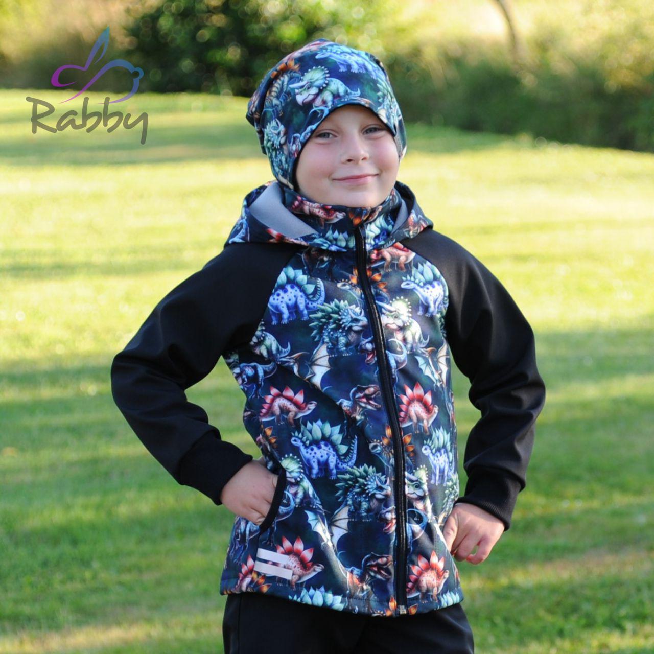 Softshellová bunda dino na petroleji vel. 152