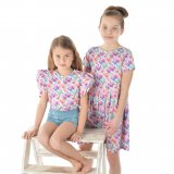 Tričko s volánovým rukávem srdíčka vel.  98