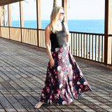 Dámská sukně dlouhá květinová vel. XS