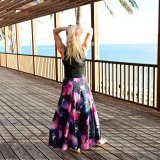 Dámská sukně dlouhá zlatý mramor vel. S