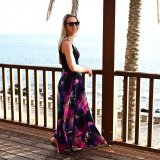 Dámská sukně dlouhá zlatý mramor vel. L