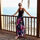 Dámská sukně dlouhá zlatý mramor vel. XL