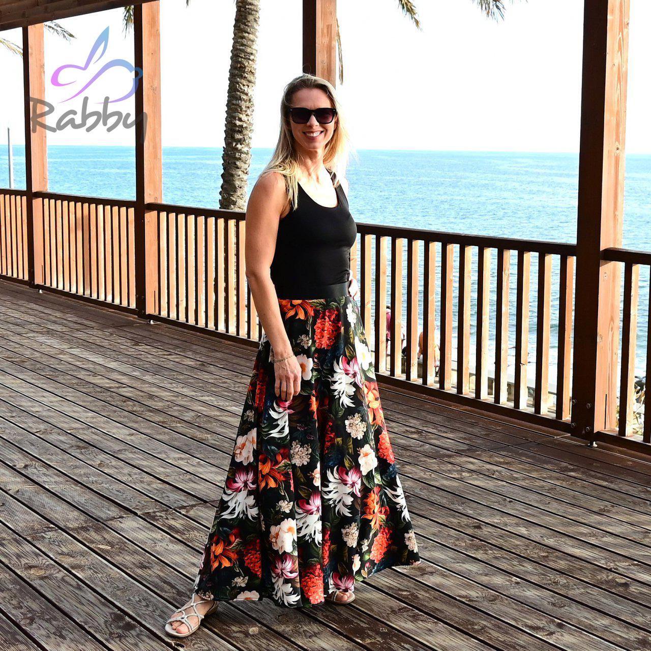 Dámská sukně dlouhá tropická vel. S