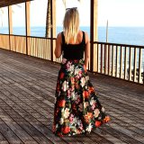 Dámské šaty dlouhé tropické vel. XS