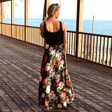 Dámské šaty dlouhé tropické vel. S