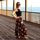 Dámské šaty dlouhé tropické vel. L