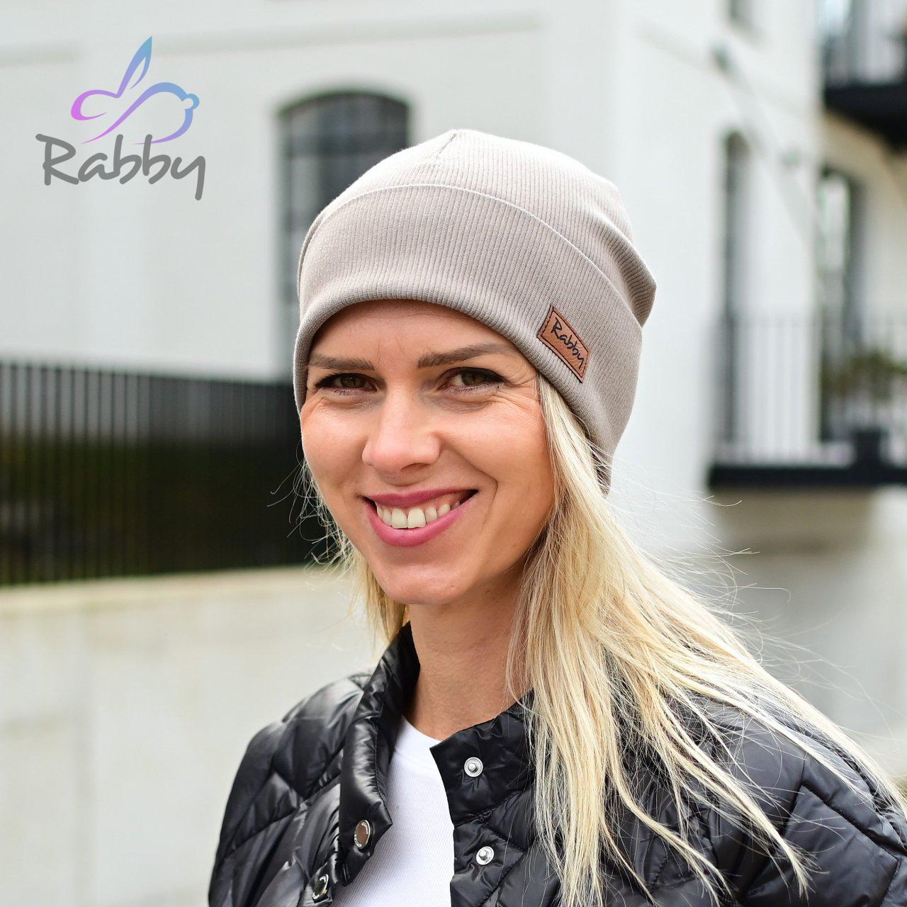 Čepice Ottoman pro dospělé béžová vel. 57-59