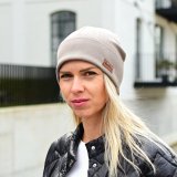 Čepice Ottoman pro dospělé béžová vel. 57-59