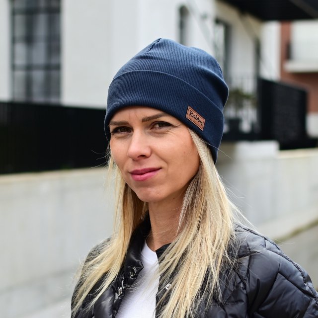 Čepice Ottoman pro dospělé navy modrá vel. 55-57