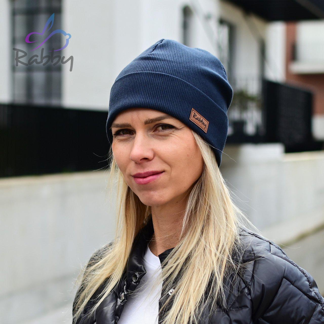 Čepice Ottoman pro dospělé navy modrá vel. 57-59