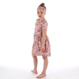 Šaty řasené srnečky vel. 122